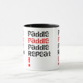 Paddel... Wiederholung - Entwurf der Steppplatine Tasse (Zentrum)