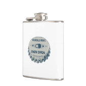 Paddel zuerst öffnen flachmann (Links)