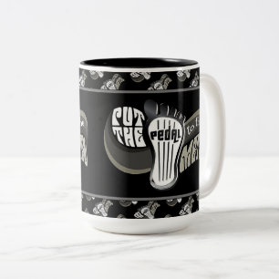Paddel zum Metall Zweifarbige Tasse