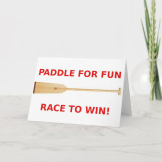 Paddel zum Spaß, Race to Win! Karte