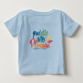 Paddel zum Vergnügen Baby T-shirt (Rückseite)