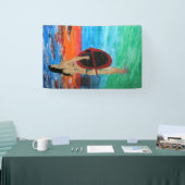 Paddelboarder Banner (Messe)