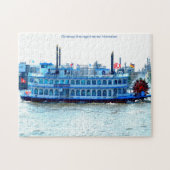 Paddelboot Mississippi. Jigsaw Puzzle (Horizontal)