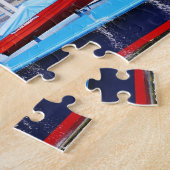 Paddelboot Mississippi. Puzzle (Seite)