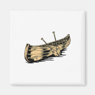 Paddelboot-Paddel Lustiges Kanufahren Kayakfahren  Magnet