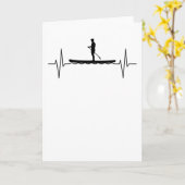 Paddelbrett-Heartbeat-SUP-Geschenk Karte (Gelbe Blume)