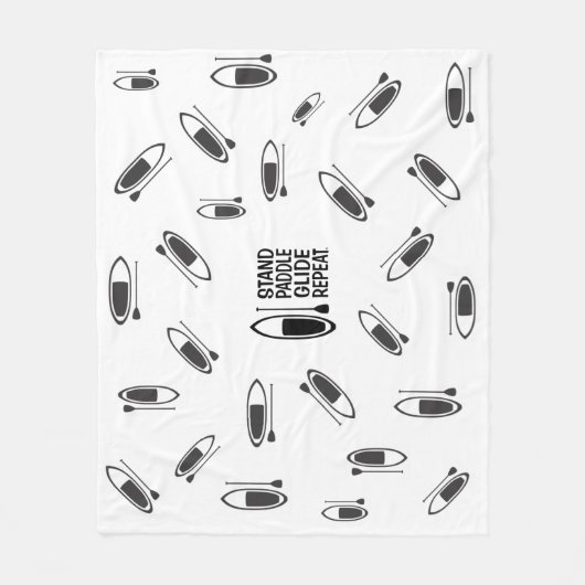 Paddelbrettdecke Fleecedecke (Vorderseite)