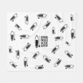 Paddelbrettdecke Fleecedecke (Vorderseite (Horizontal))