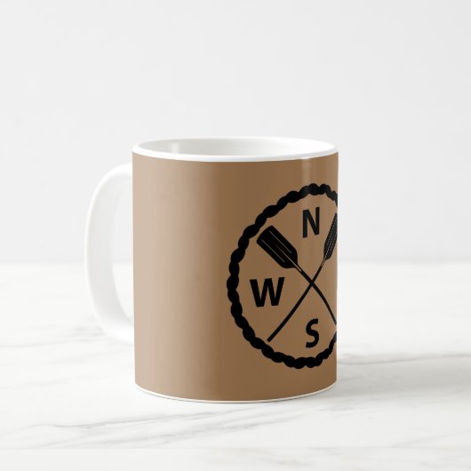 Paddeleserdesign - Klassische Tasse (Vorderseite Links)