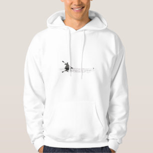 Paddelgrafik Paddelboot-Silhouette Paddler Kanu Pa Hoodie