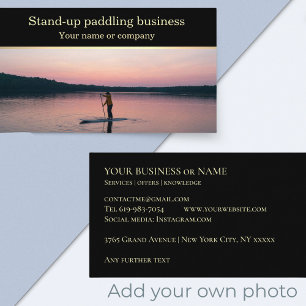 Paddellehrer SUP Visitenkarte
