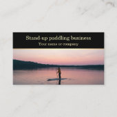 Paddellehrer SUP Visitenkarte (Vorderseite)
