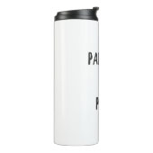 Paddeln ist mein Frieden Thermosbecher (Nach links gedreht)