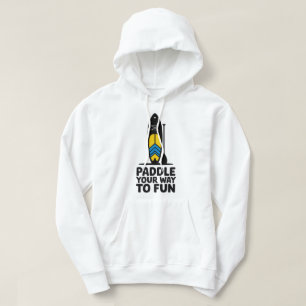 Paddeln Sie auf dem Weg zum Spaß beim SUP Design Hoodie