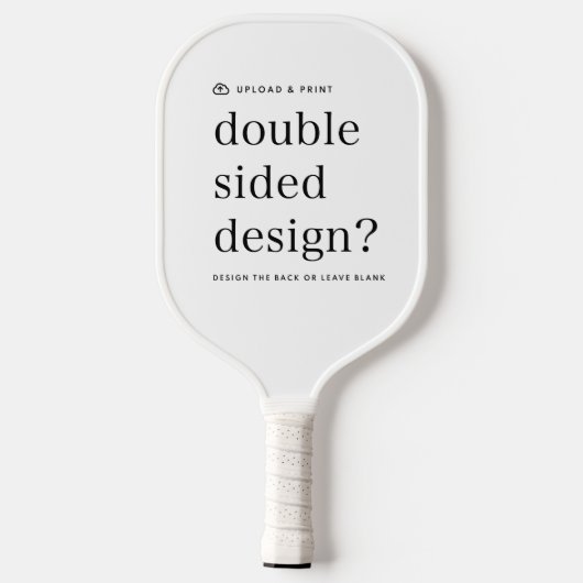 Paddeln Sie Ihr Design hoch Pickleball Schläger (Rückseite)