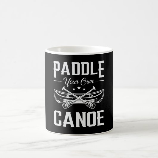 Paddeln Sie Ihr eigenes Kanuboot Fluss Funny Kaffeetasse (Mittel)