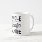 Paddeln Sie Ihr eigenes Kanuboot Sailor River Kaffeetasse (VorderseiteRechts)