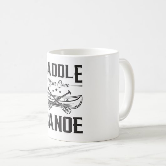 Paddeln Sie Ihr eigenes Kanuboot Sailor River Kaffeetasse (VorderseiteRechts)