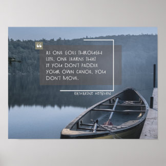 Paddeln Sie Ihre eigene Kanone Poster