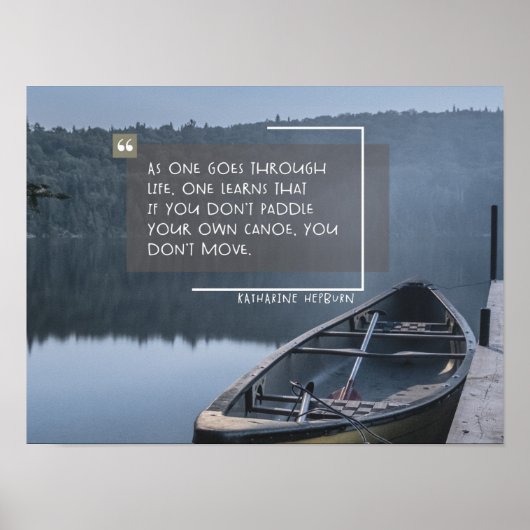 Paddeln Sie Ihre eigene Kanone Poster (Vorne)