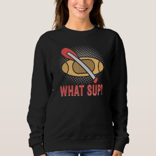 Paddeln und aufstehen Paddeln, was sich aufsetzen  Sweatshirt