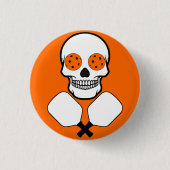 Paddeln und Paddeln, Orangenbälle Button (Vorderseite)