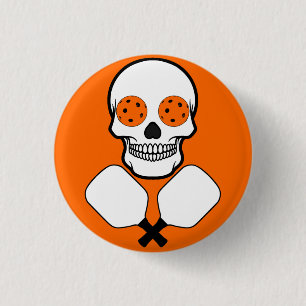 Paddeln und Paddeln, Orangenbälle Button
