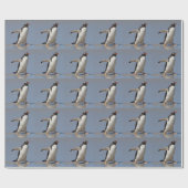 Paddeln von Gentoo Wrapping Paper Geschenkpapier (Flach)