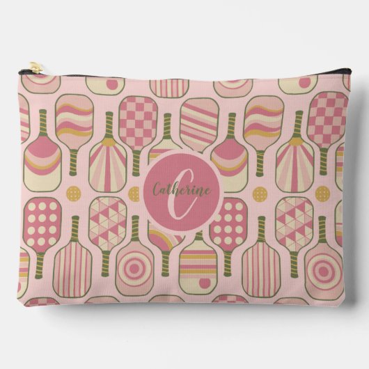 Paddelpaddel mit Monogramm Zubehörtasche (Vorderseite)