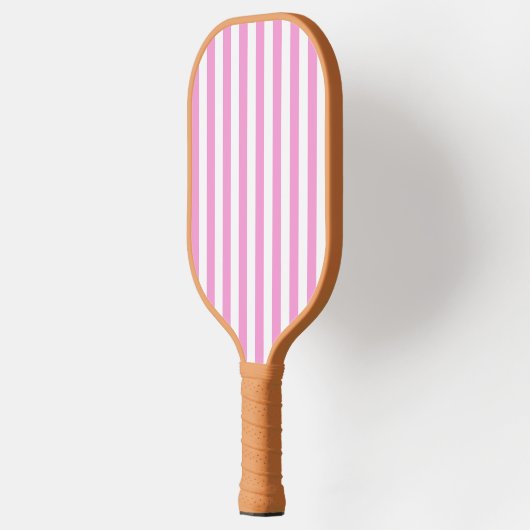 Paddelpaddel mit rosa Streifen, das prächtige Stüc Pickleball Schläger (Links)
