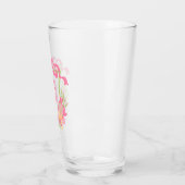 Paddelpaddel Monogram Wappen Glas (Links)