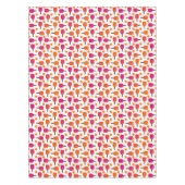 Paddelpaddel Pickleball Pink & Orange Pickleball P Tischdecke (Vorderseite)