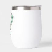 Paddelpaddel, pink, grün und gelb (Links)