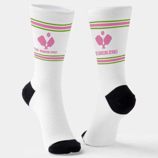 Paddels Personalisiertes Team Socken (Gewinkelt)