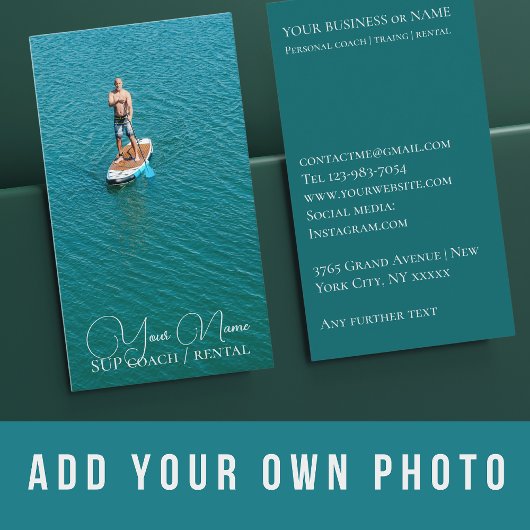 Paddelverleih Visitenkarte