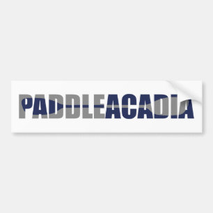 Paddle Acadia Nationalpark Kayaking Maine Autoaufkleber