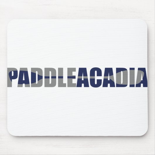 Paddle Acadia Nationalpark Kayaking Maine Mousepad (Vorne)