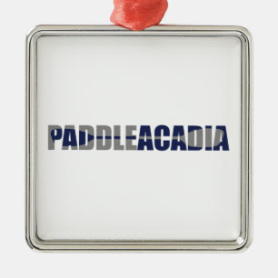 Paddle Acadia Nationalpark Kayaking Maine Ornament Aus Metall
