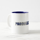 Paddle Acadia Nationalpark Kayaking Maine Zweifarbige Tasse (Vorderseite Links)
