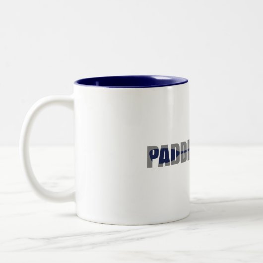 Paddle Acadia Nationalpark Kayaking Maine Zweifarbige Tasse (Links)