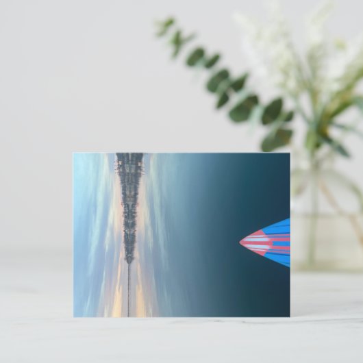 Paddle Bliss Postkarte (Stehend Vorderseite)