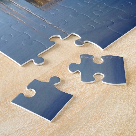 Paddle Boarder auf Faversham Creek England Puzzle (Seite)