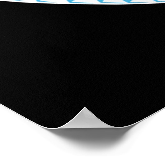 Paddle-Boarding "Ich mag mein Leben" Poster (Ecke)