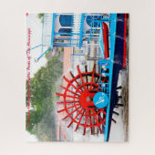 Paddle Boat Mississippi.Weihnachtsgrüße Puzzle (Vertikal)