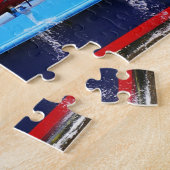 Paddle Boat Mississippi.Weihnachtsgrüße Puzzle (Seite)