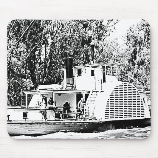 Paddle Boat on Murray River Victoria Mousepad (Vorne)