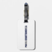 Paddle Chattanooga Tennessee Kayaking Gepäckanhänger (Rückseite vertikal)