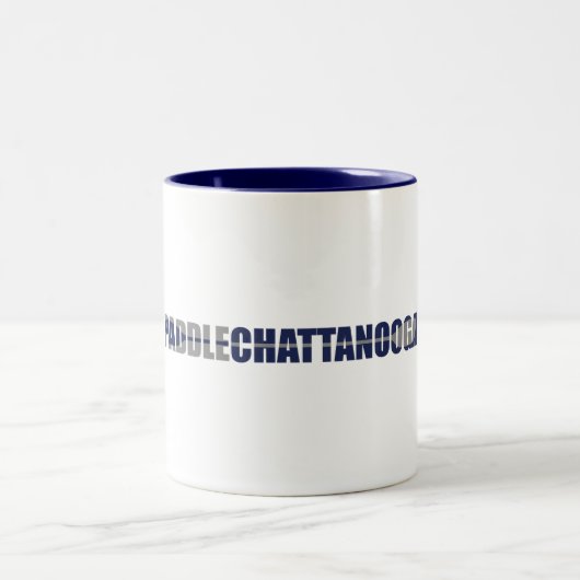 Paddle Chattanooga Tennessee Kayaking Zweifarbige Tasse (Mittel)
