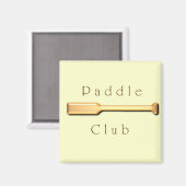 Paddle Club Magnet (Vorderseite/Rückseite)