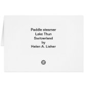 Paddle-Damm am Thunersee (Rückseite Horizontal)